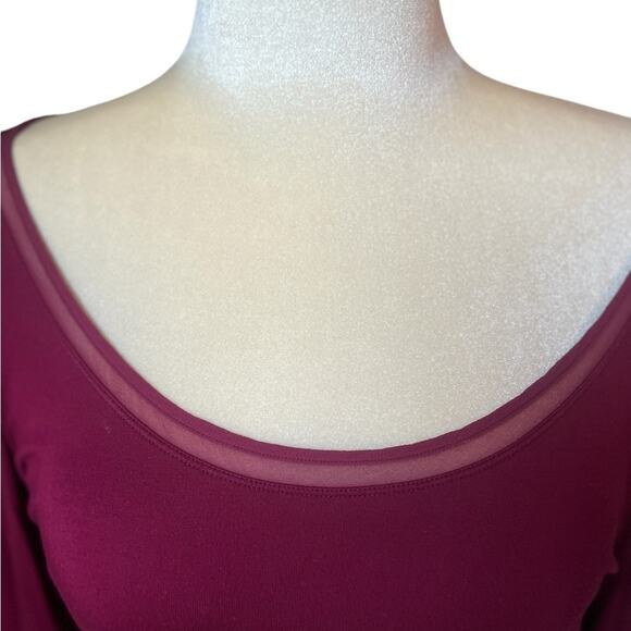 Elie Tahari Scoop Neck Long Sleeve Top - Large - Picture 2 of 10